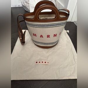 MARNI Tropicalia canvas bucket bag